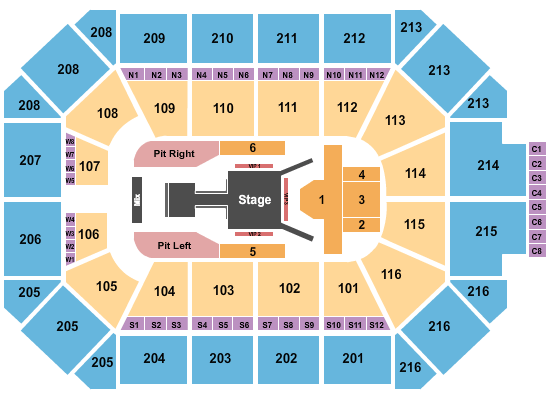 Allstate Arena Fuerza Regida Seating Chart